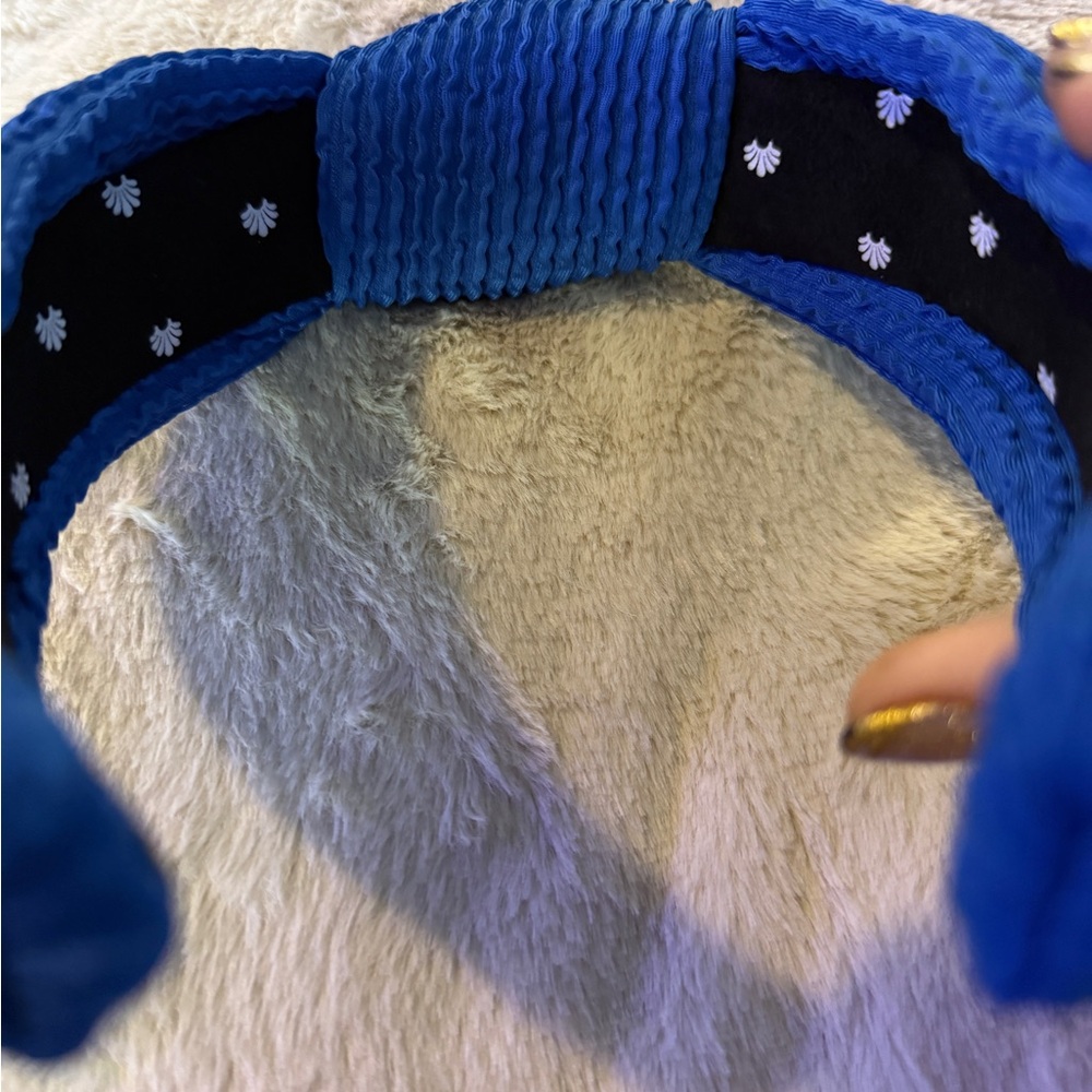 Lele Sadoughi Vibrant Blue Textured Headband - Picture 2 of 4